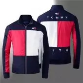 jacket tommy nouvelle collection zip 1886 bleu
